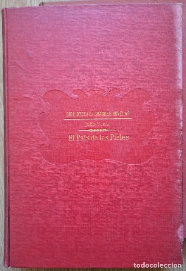 Libros de segunda mano: EL PAIS DE LAS PIELES. - VERNE, Julio.