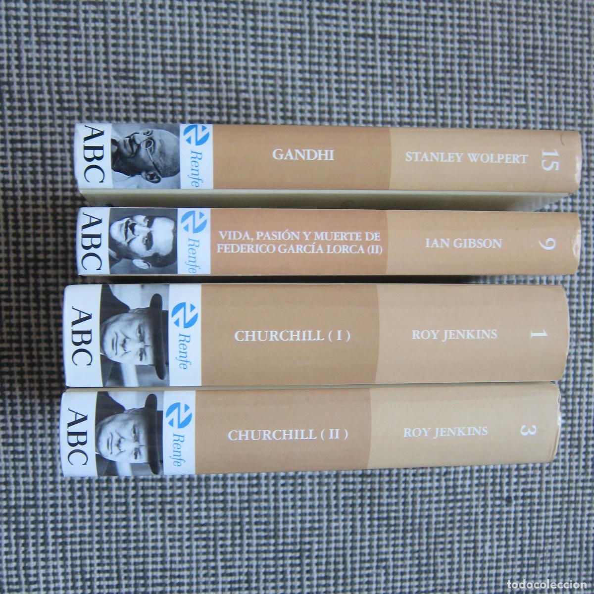 Libros de segunda mano: PACK BIOGRAF&Iacute;AS ABC - CHURCHILL, GANDHI Y LORCA (ABC) 3 VOL. BIOGRAF&Iacute;AS LIBROS
