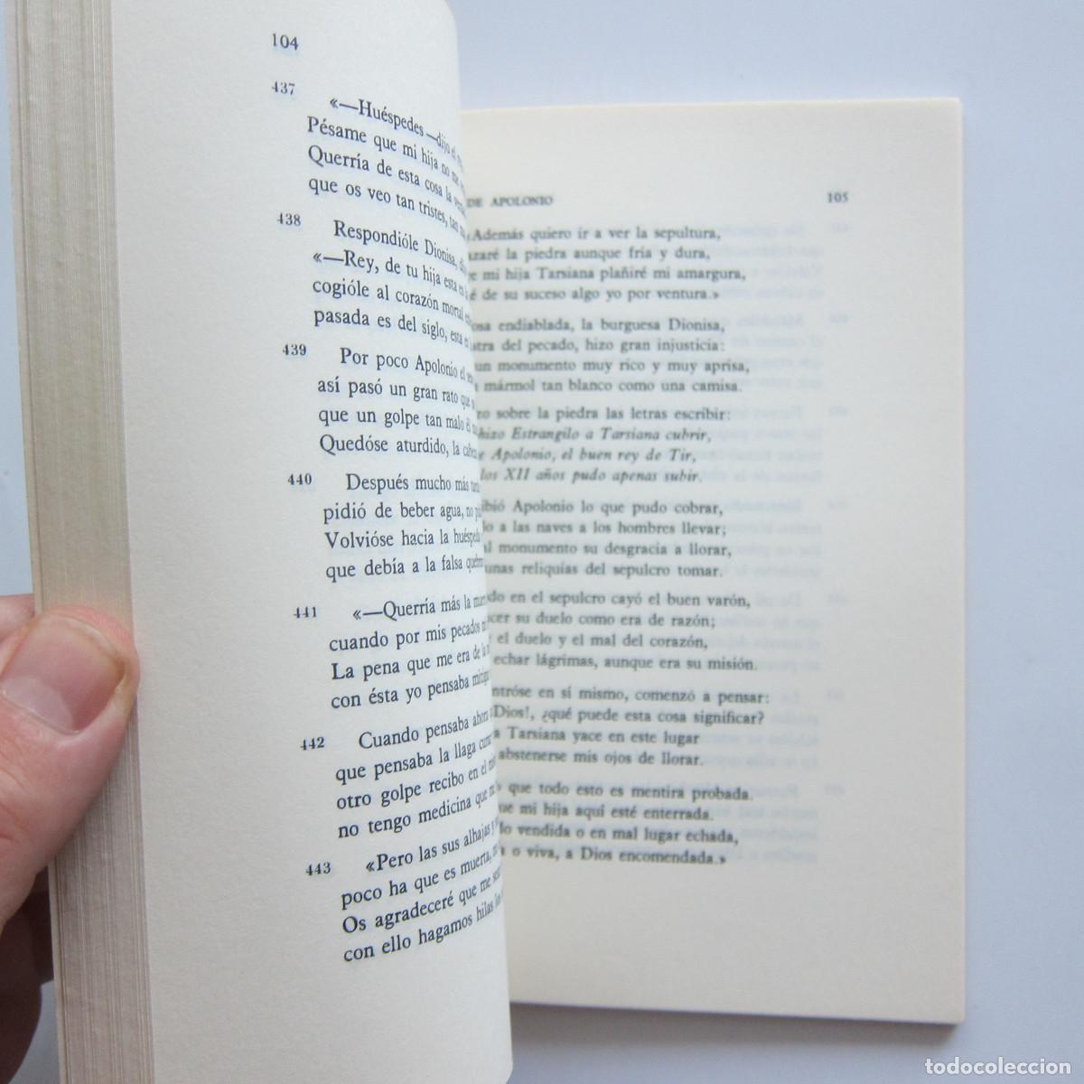 Libros de segunda mano: LIBRO DE APOLONIO - AN&Oacute;NIMO (CASTALIA) POES&Iacute;A - Foto 4