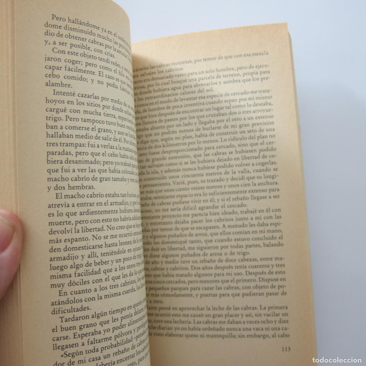 Libros de segunda mano: ROBINSON CRUSOE - DANIEL DEFOE (ORBIS) NOVELA - Foto 3