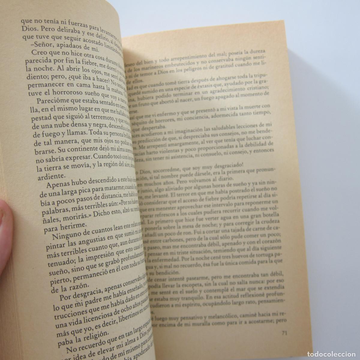 Libros de segunda mano: ROBINSON CRUSOE - DANIEL DEFOE (ORBIS) NOVELA - Foto 4