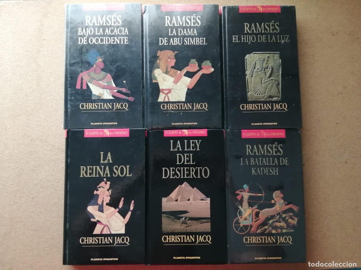 Libros de segunda mano: LOTE SEIS NOVELAS HISTORICAS CHRISTIAN JACQ