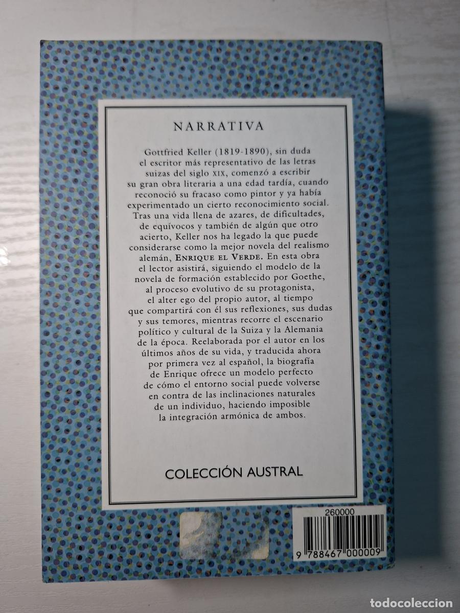 Libros de segunda mano: Enrique el Verde - Keller, Gottfried - Foto 3