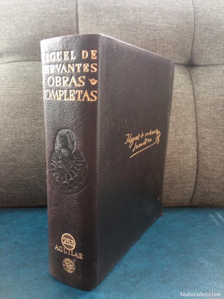 Libros de segunda mano: MIGUEL DE CERVANTES - OBRAS COMPLETAS. AGUILAR, 1949.