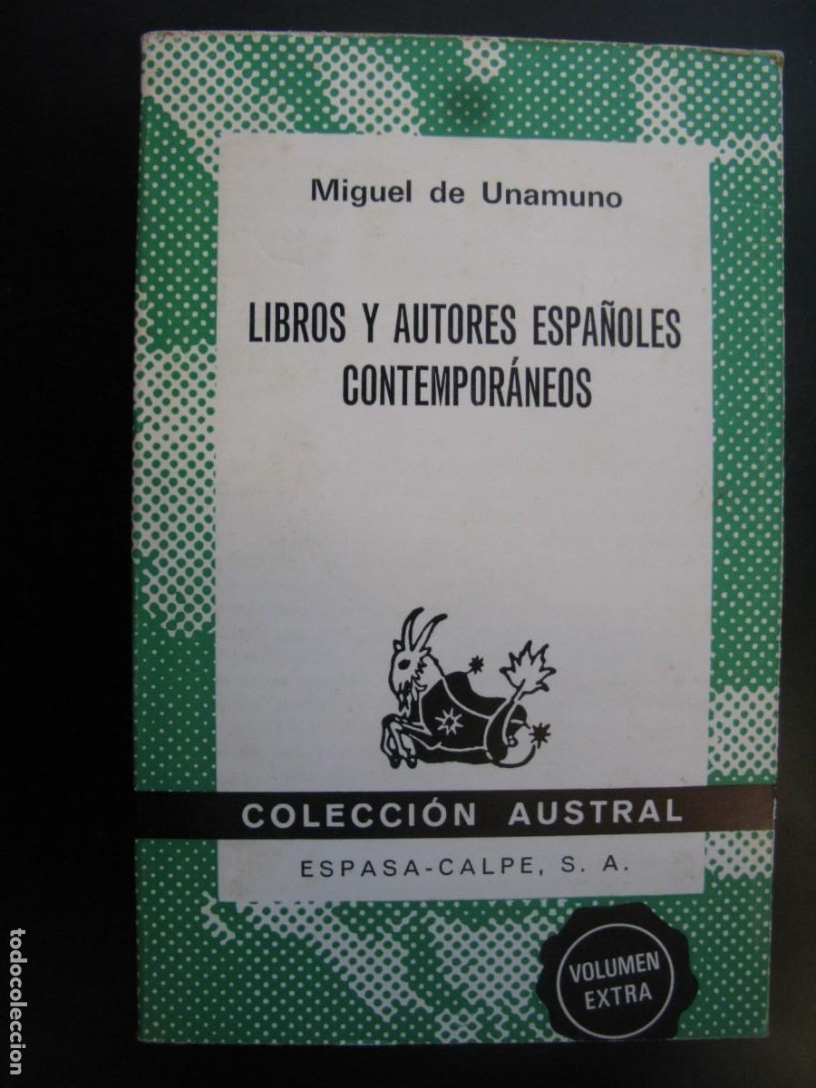 Livres d'occasion: Libros y autores espa&ntilde;oles contempor&aacute;neos / Miguel de Unamuno