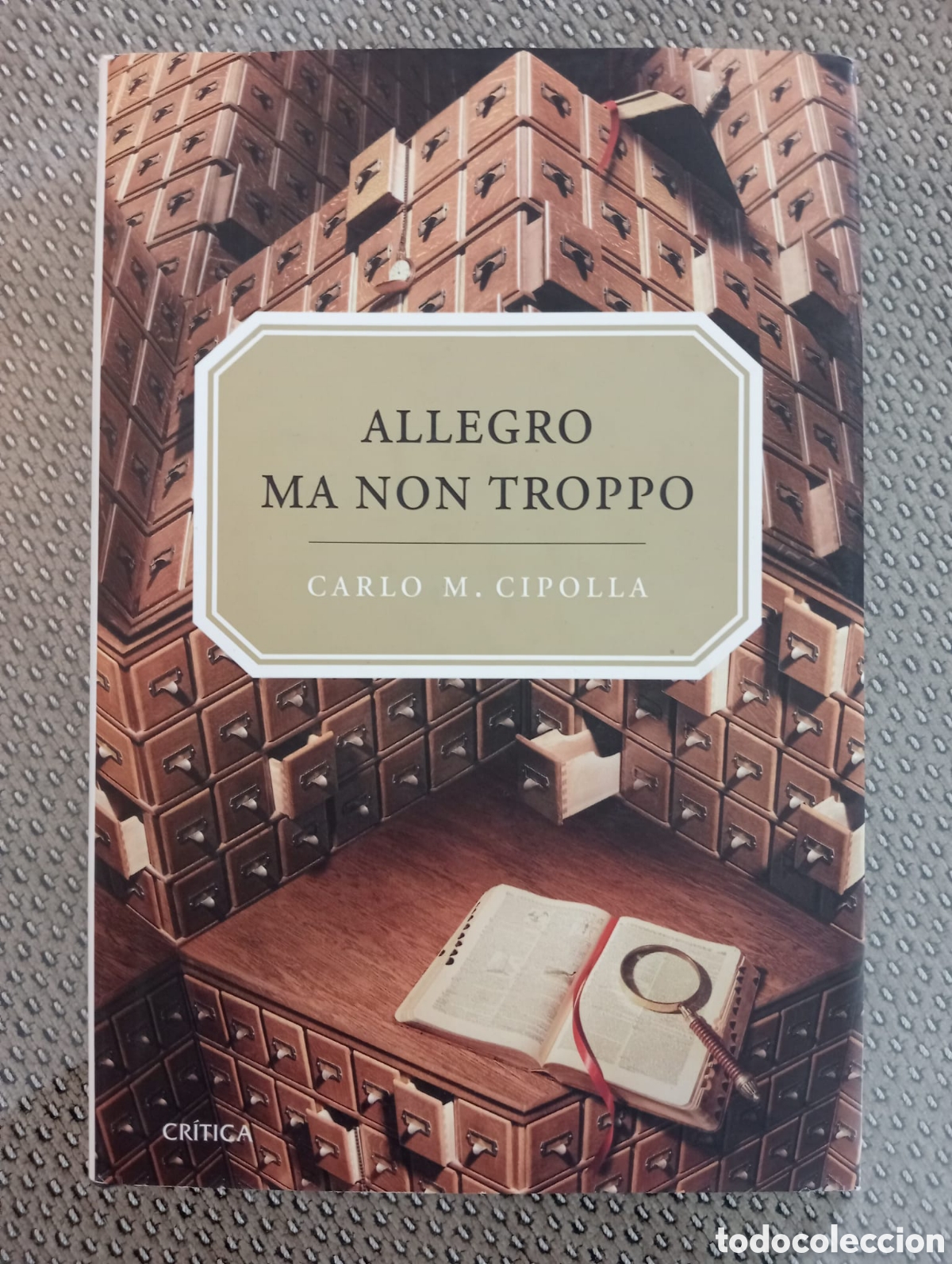 Libros de segunda mano: ALLEGRO MA NON TROPPO / CARLO M. CIPOLLA.