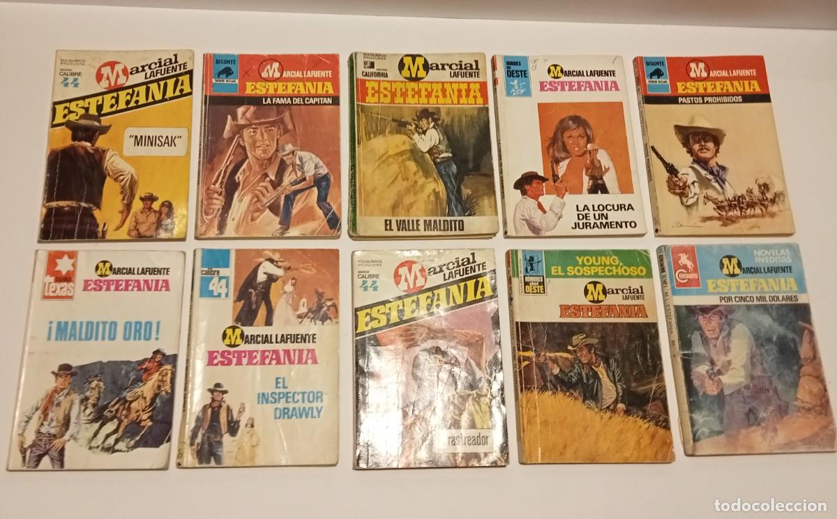 Libros de segunda mano: 10 NOVELAS ESTEFAN&Iacute;A - MARCIAL LAFUENTE
