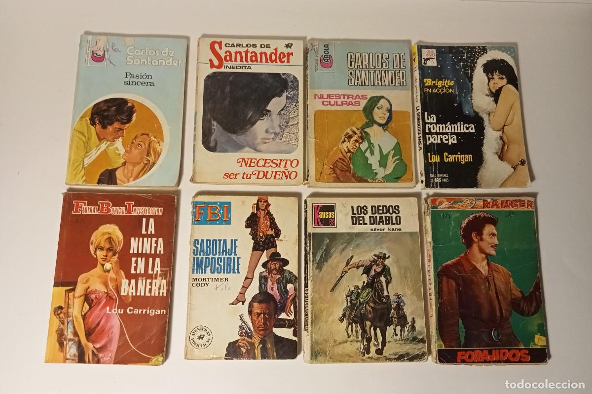 Libros de segunda mano: 8 NOVELITAS VARIADAS