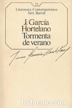 Libros de segunda mano: Tormenta de verano de J. GARCIA HORTELANO