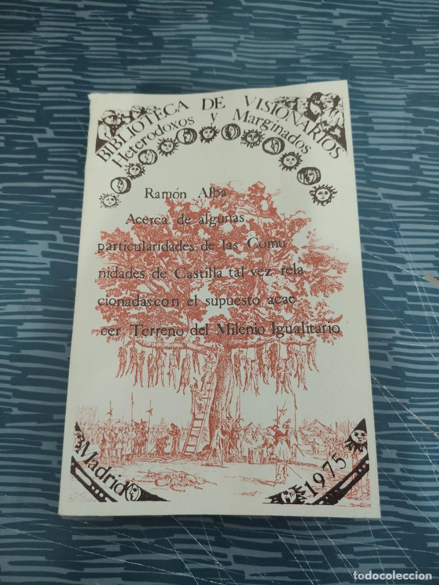 Libros de segunda mano: RAMON ALBA, ACERCA DE ALGUNAS PARTICULARIDADES DE LAS COMUNIDADES DE CASTILLA TAL VEZ......