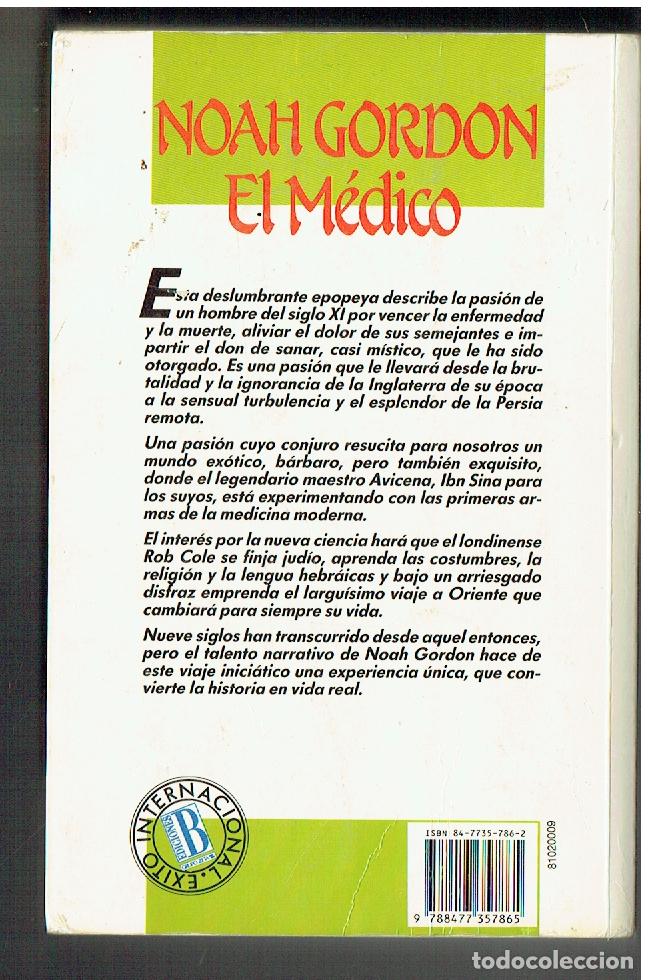 Libros de segunda mano: EL M&Eacute;DICO. NOHA GORDON. EDICIONES B. 1992. (P/B71.) - Foto 2