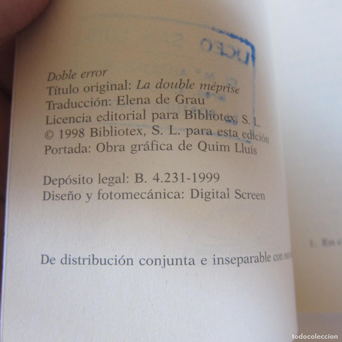 Libros de segunda mano: DOBLE ERROR - PROSPER MERIMEE (GA) NOVELA - Foto 2