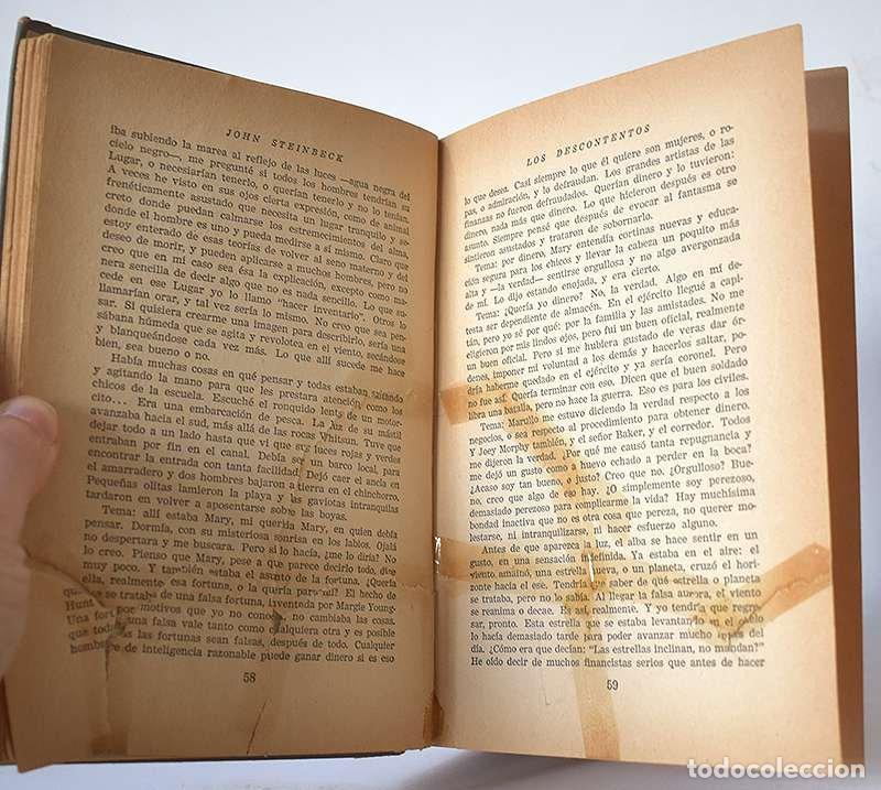 Libros de segunda mano: Los descontentos - John Steinbeck - Foto 3