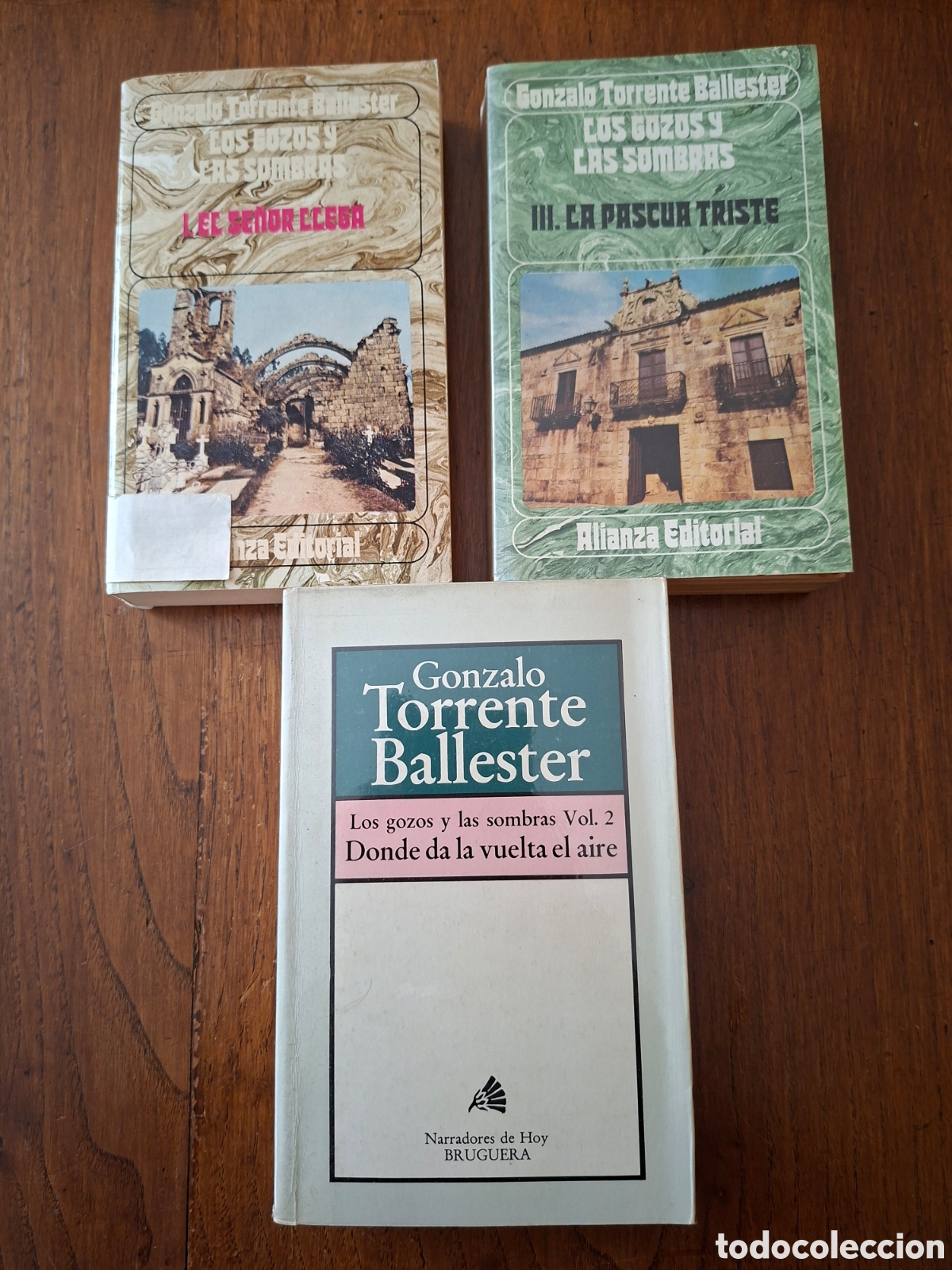 Libros de segunda mano: Los gozos y las sombras 3T por Gonzalo Torrente Ballester de Alianza Editorial en Madrid 1988