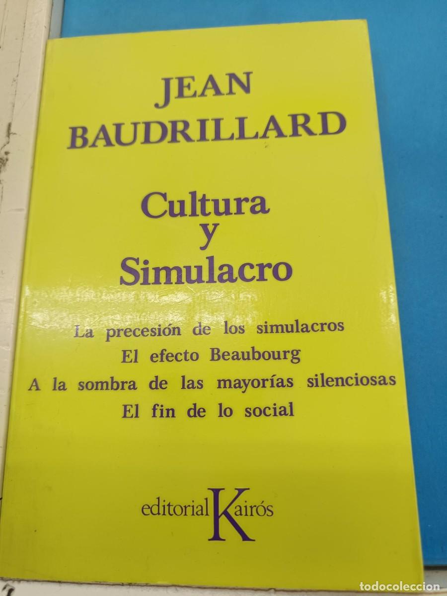 Libros de segunda mano: CULTURA Y SIMULACRO JEAN BAUDRILLARD EDITORIAL KAIROS