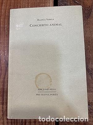Libros de segunda mano: Concierto animal ( Poes&iacute;a) (Spanish Edition) Varela, Blanca