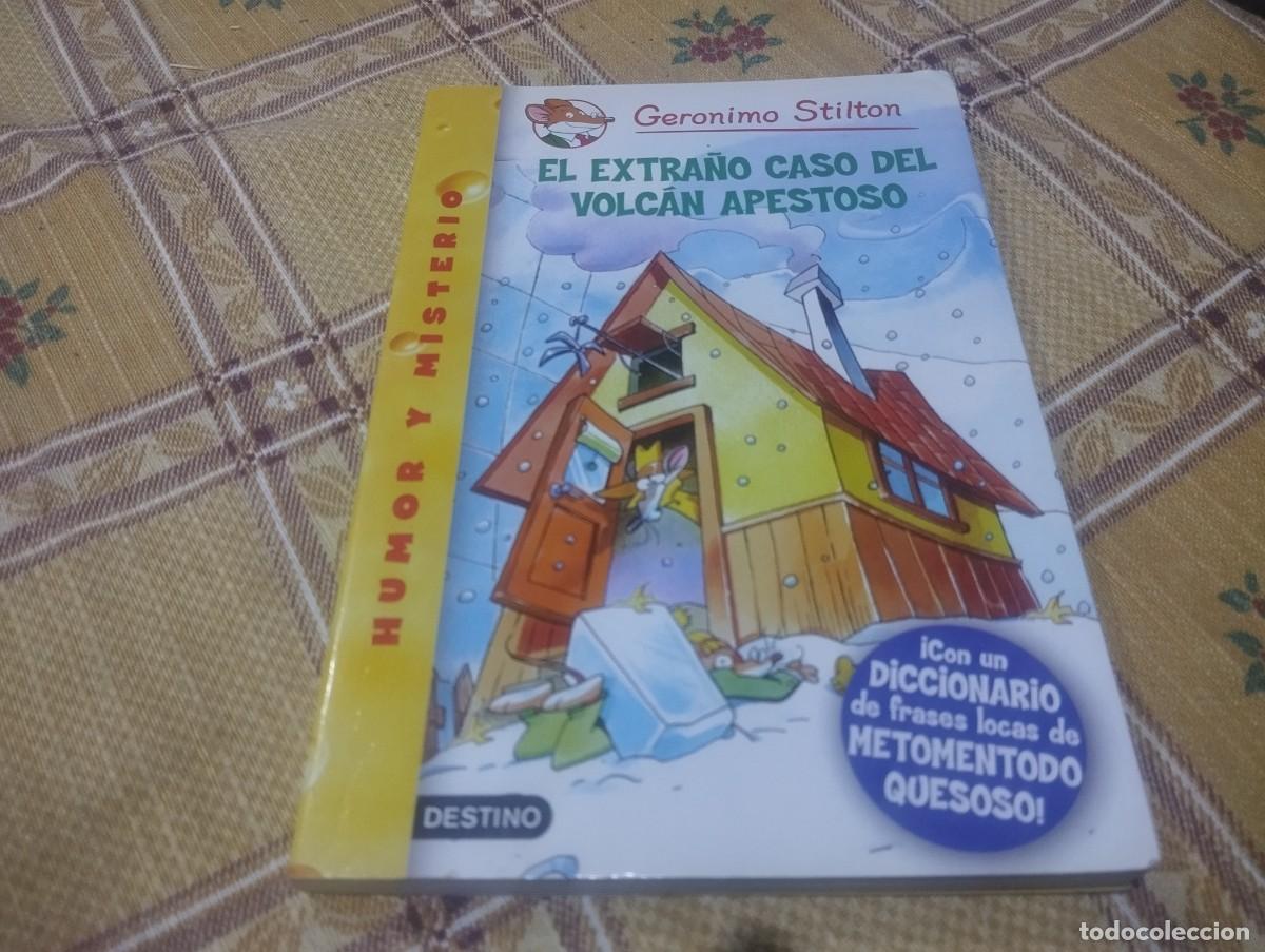 Libros de segunda mano: EL EXTRA&Ntilde;O CASO DEL VOLCAN APESTOSO GERONIMO STILTON ED. DESTINO 2015