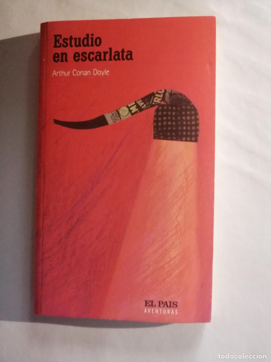 Libros de segunda mano: Estudio en escarlata de Arthur Conan Doyle, El Pa&iacute;s, n&uacute;mero 34, colecci&oacute;n Aventuras