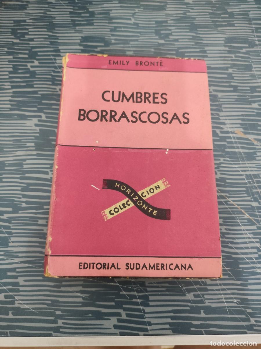 Libros de segunda mano: CUMBRES BORRASCOSAS,EMILY BRONTE, EDITORIAL SUDAMERICANA,488 P&Aacute;G.