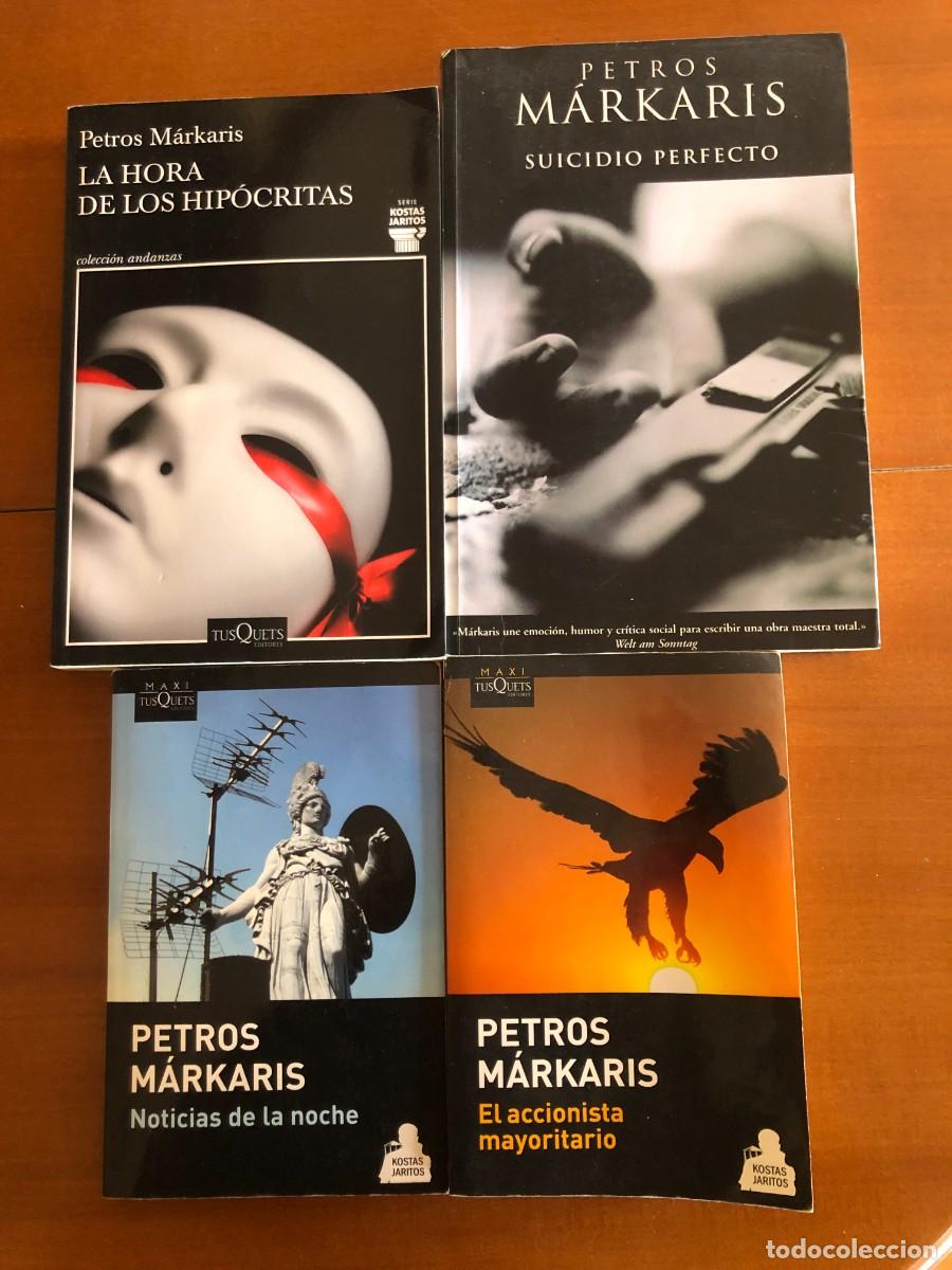 Libros de segunda mano: 4 libros de Petros Markaris