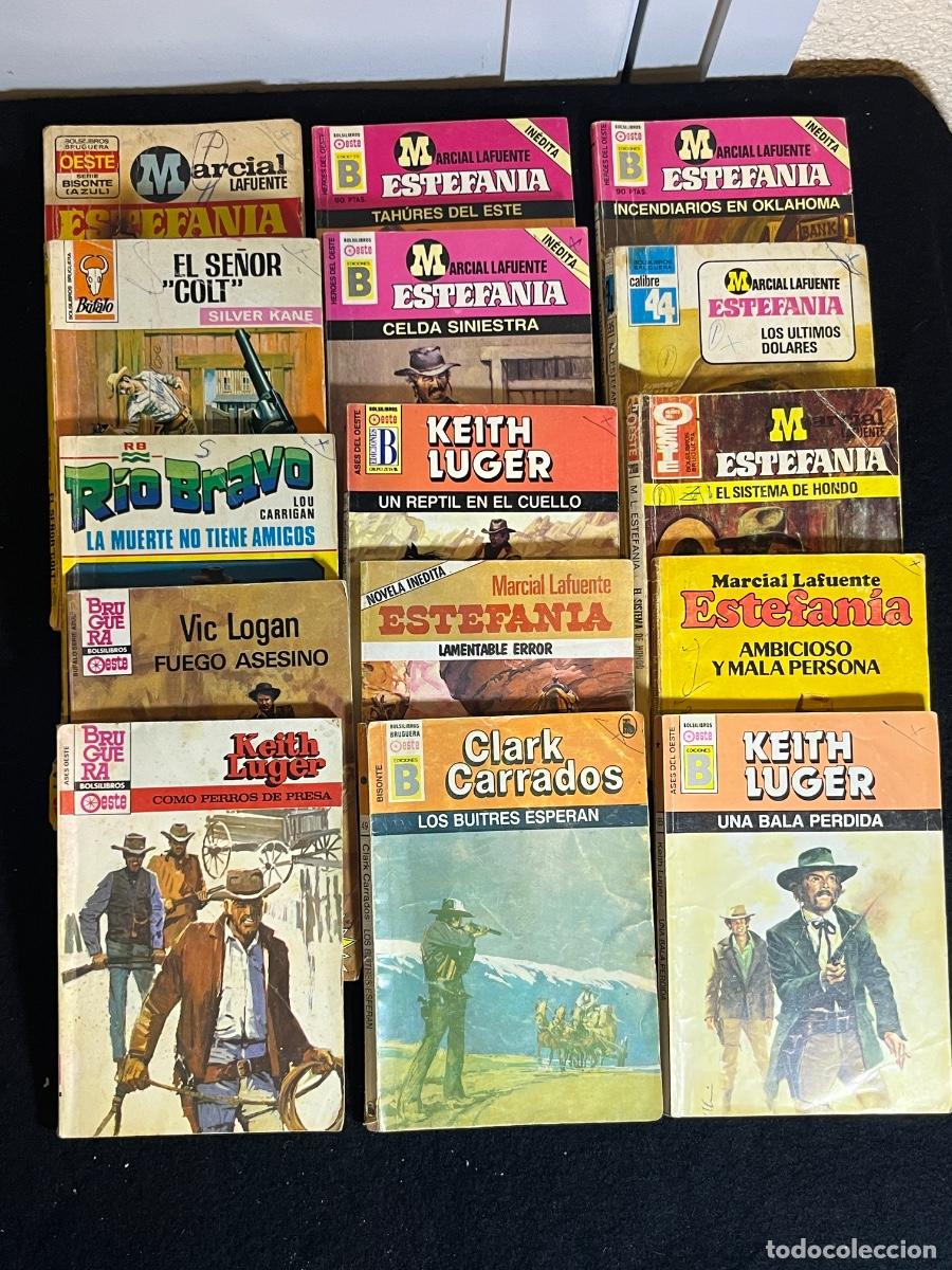 Livres d'occasion: Lote 14 Novelas Oeste Bruguera Marcial Lafuente Estefan&iacute;a Silver Kane Bolsilibros