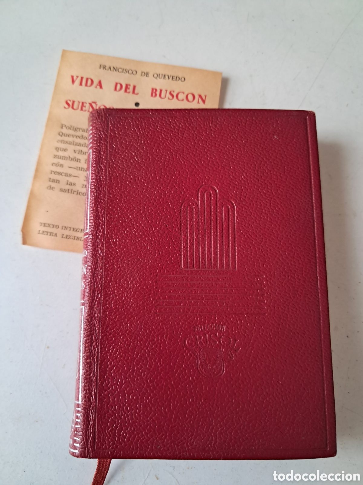 Libros de segunda mano: AGUILAR, COLECCI&Oacute;N CRISOL. QUEVEDO. EL BUSC&Oacute;N. SUE&Ntilde;OS Y DISCURSOS. A&Ntilde;O 1954. 3&ordf; EDICI&Oacute;N