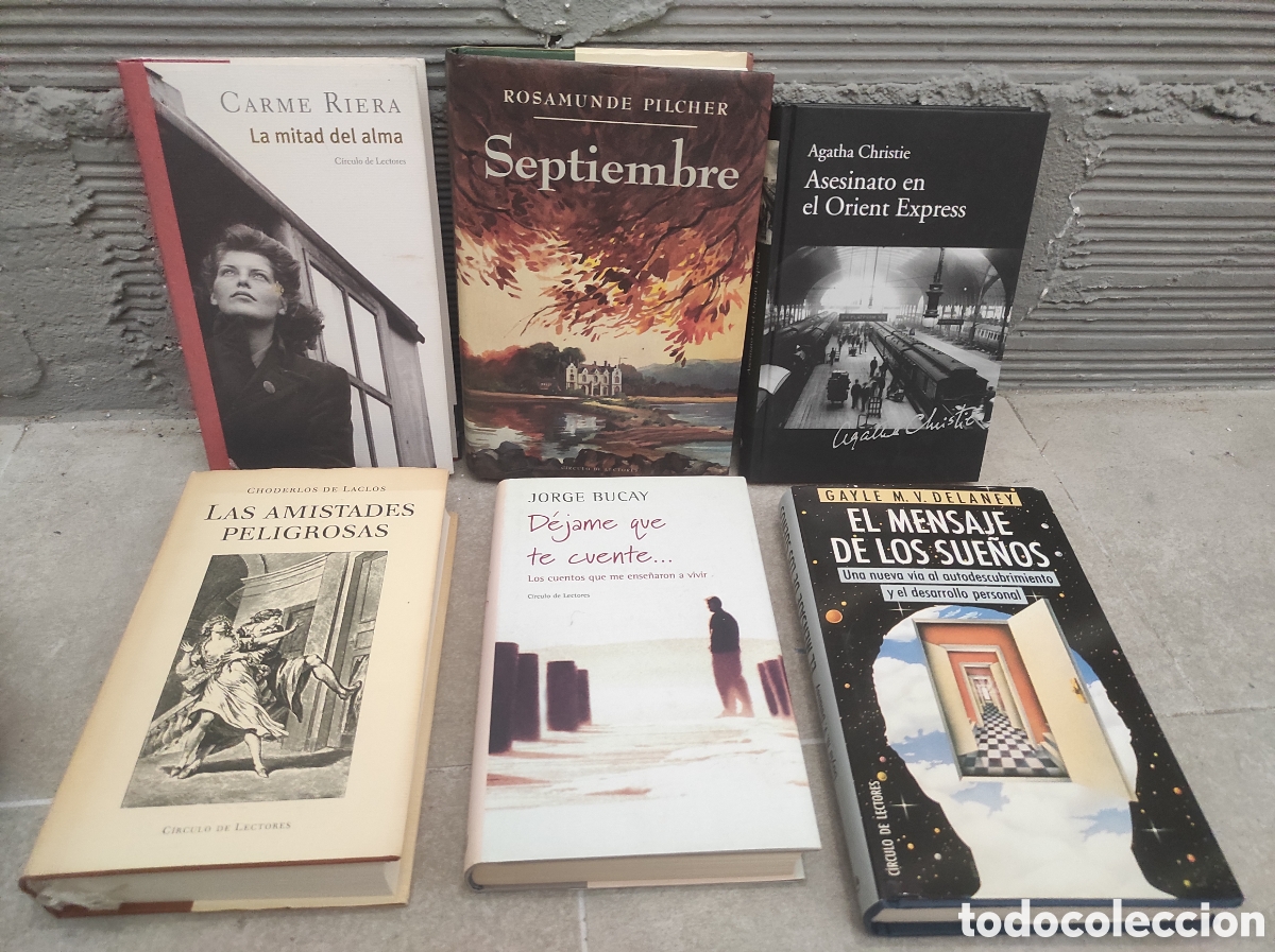 Libros de segunda mano: Lote de libros Agatha Christie, Jorge Bucay, Carmen Riera, El mensaje de los sue&ntilde;os, etc