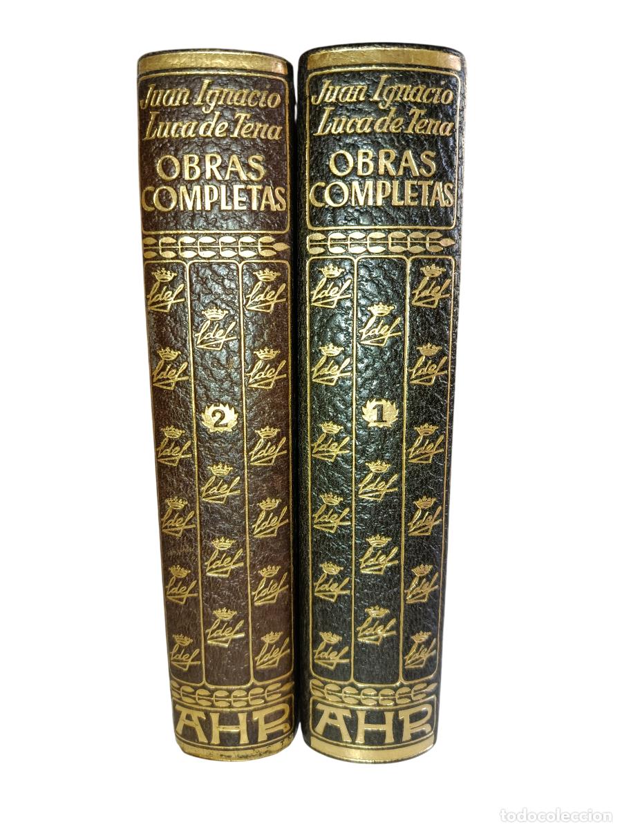 Livres d'occasion: JUAN IGNACIO LUCA DE TENA. OBRAS COMPLETAS. EDITORIAL AHR COLECCI&Oacute;N SUMMUM. 1959