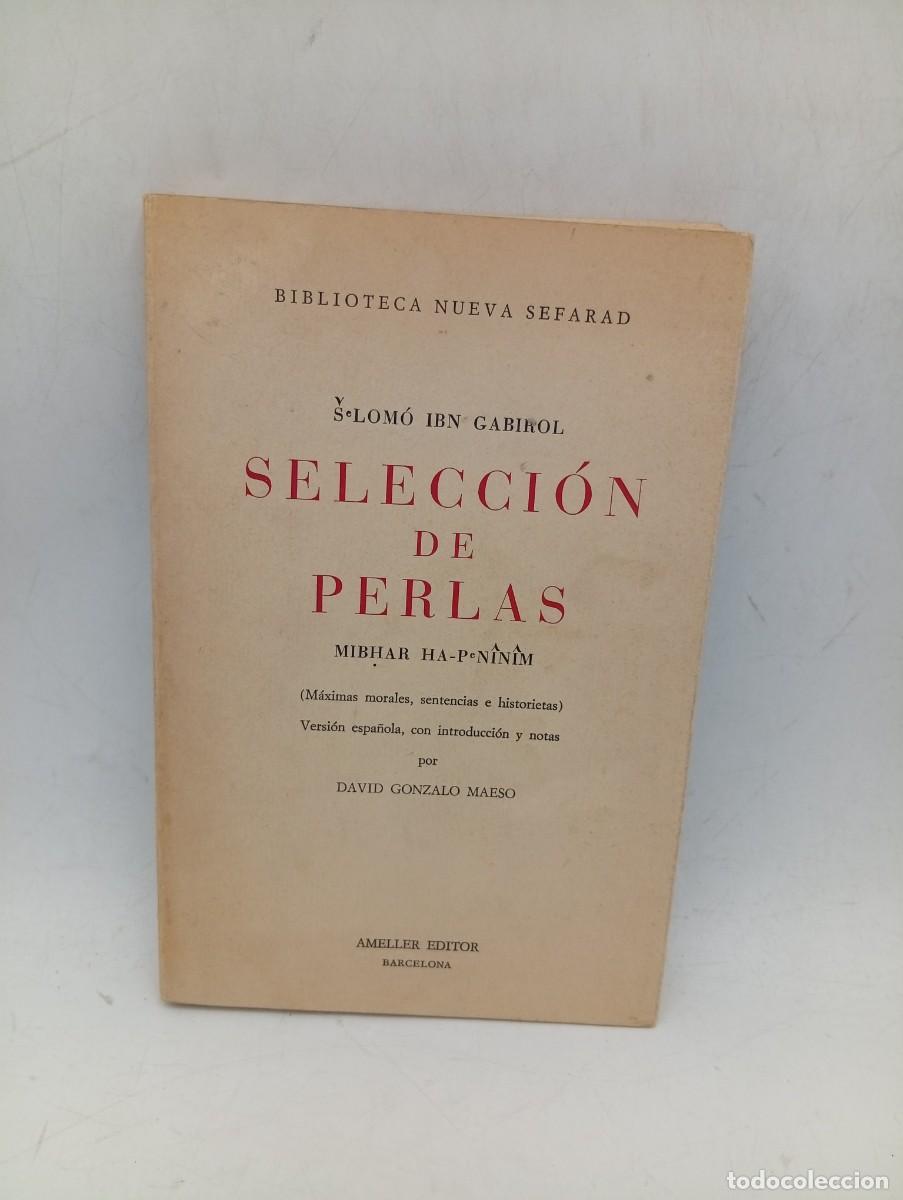 Libros de segunda mano: SELECCION DE PERLAS. DAVID GONZALO MAESO. ALLEMER EDITOR. 1977. PAGS : 149.