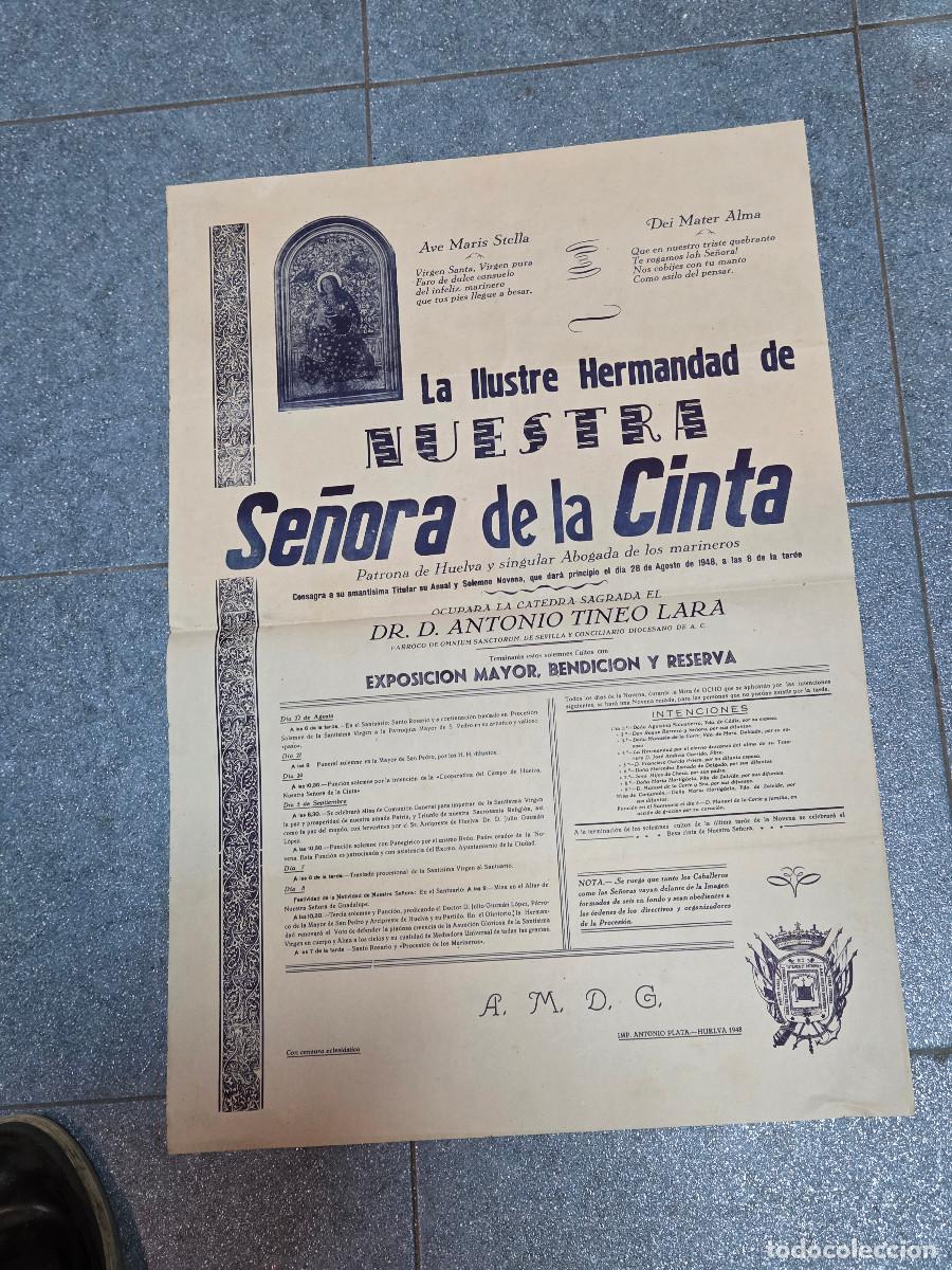 Libros de segunda mano: cartel religioso gastos de envio 5&euro;