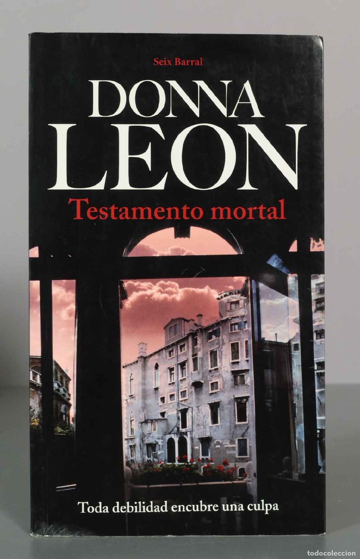 Libros de segunda mano: Testamento mortal - Donna Leon - Seix Barral