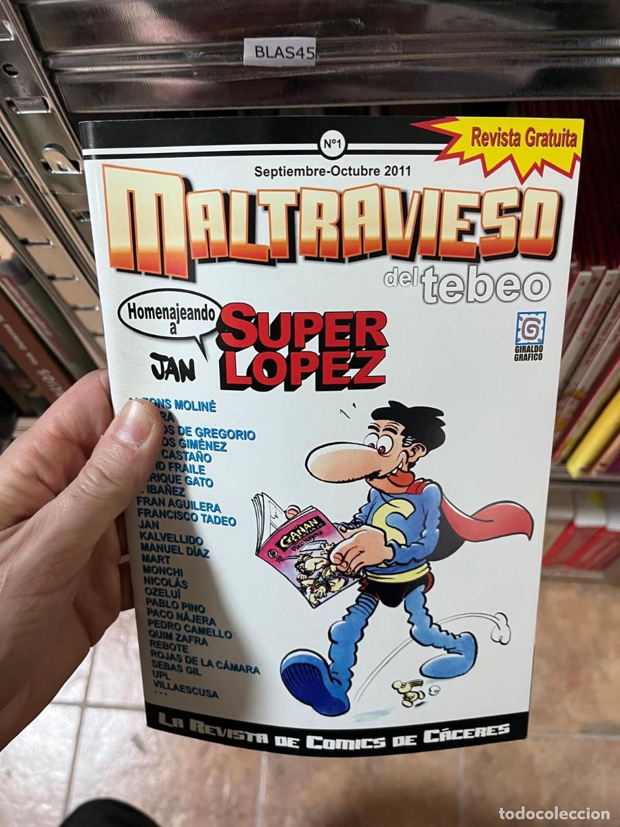 Libros de segunda mano: BLAS45 &mdash; Maltravieso del tebeo n&ordm;1 (Homenajeando a Super L&oacute;pez) &mdash; VV.AA. &mdash; Giraldo Gr&aacute;fico