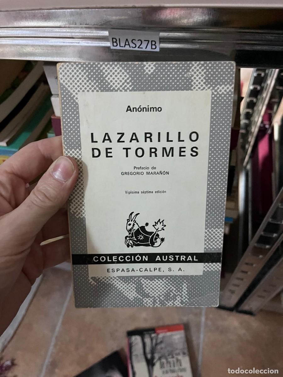 Libros de segunda mano: BLAS27B &mdash; Lazarillo de Tormes &mdash; An&oacute;nimo &mdash; Espasa-Calpe (Colecci&oacute;n Austral)
