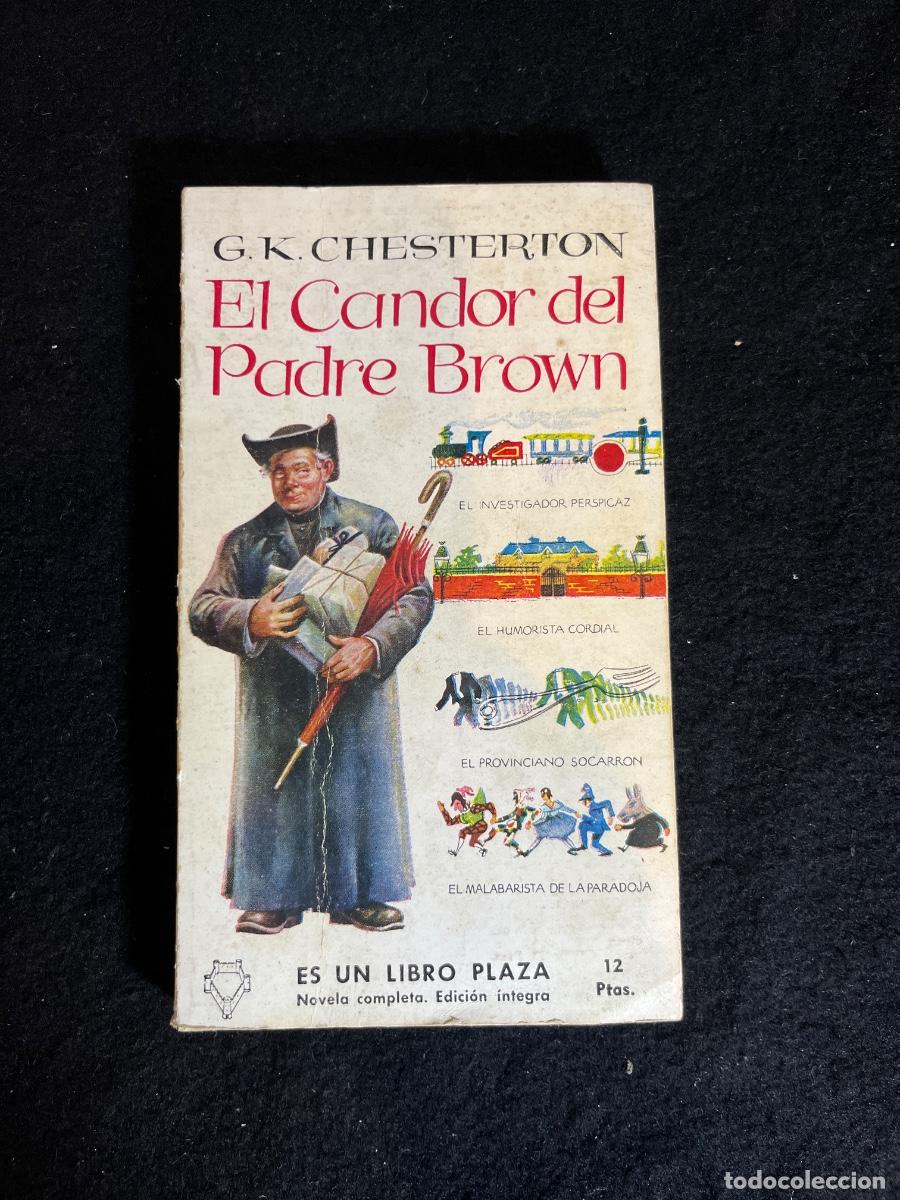 Livres d'occasion: El Candor del Padre Brown G K Chesterton Libro Plaza 1956 novela detectivesca vintage