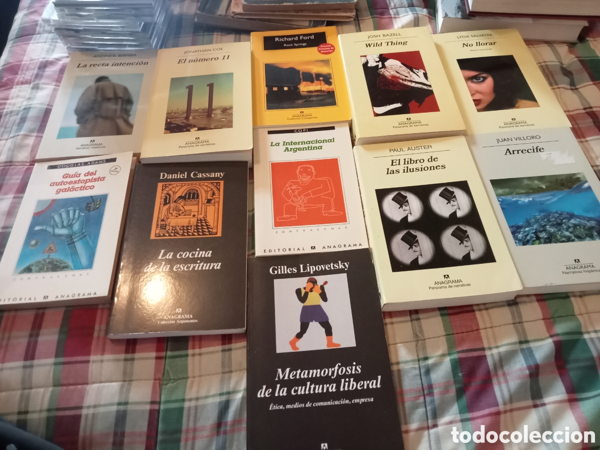 Libros de segunda mano: Lote de libros de editorial Anagrama
