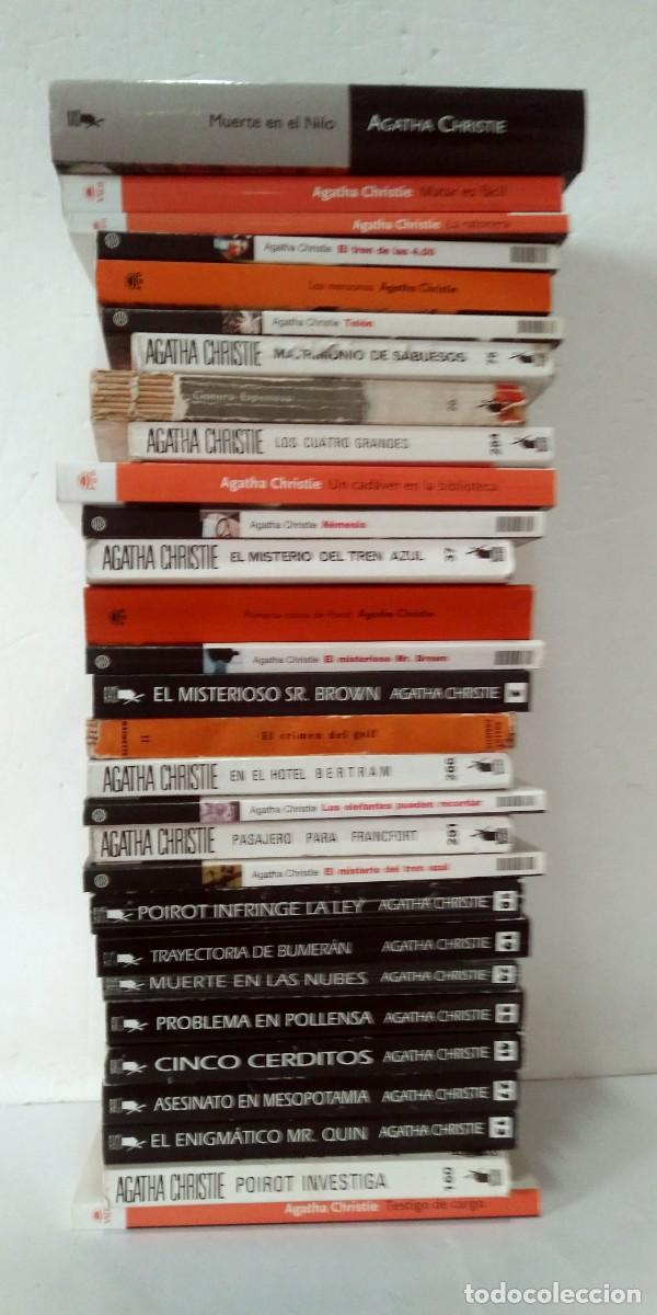 Libros de segunda mano: Lote 29 libros Agatha Christie