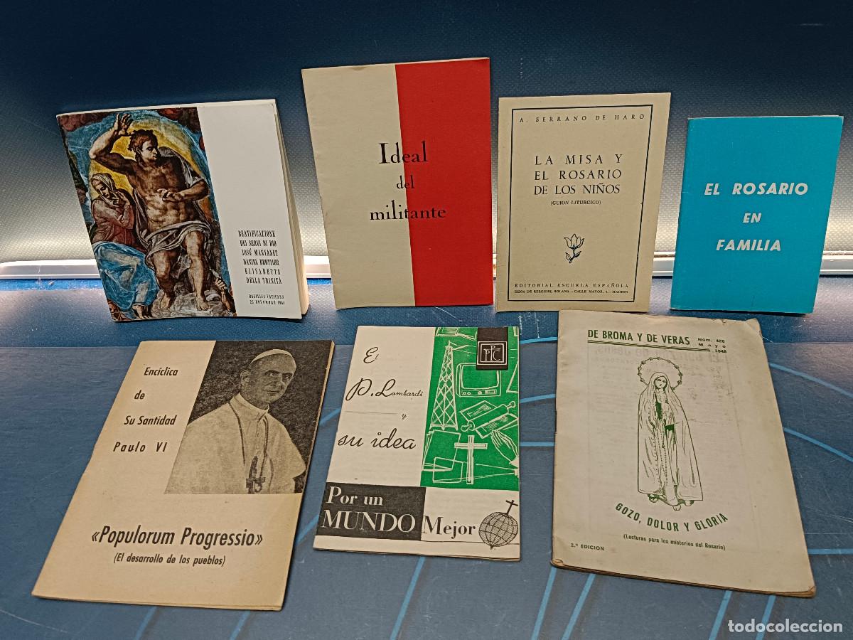Libros de segunda mano: 7 librillos, rosarios, eclesi&aacute;sticos, religiosos, coleccionismo