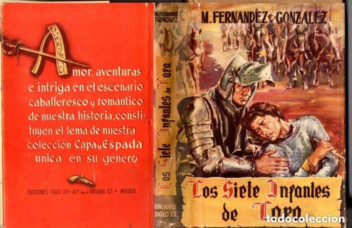 Libros de segunda mano: Los siete infantes de Lara. M. Fern&aacute;ndez y Gonz&aacute;lez