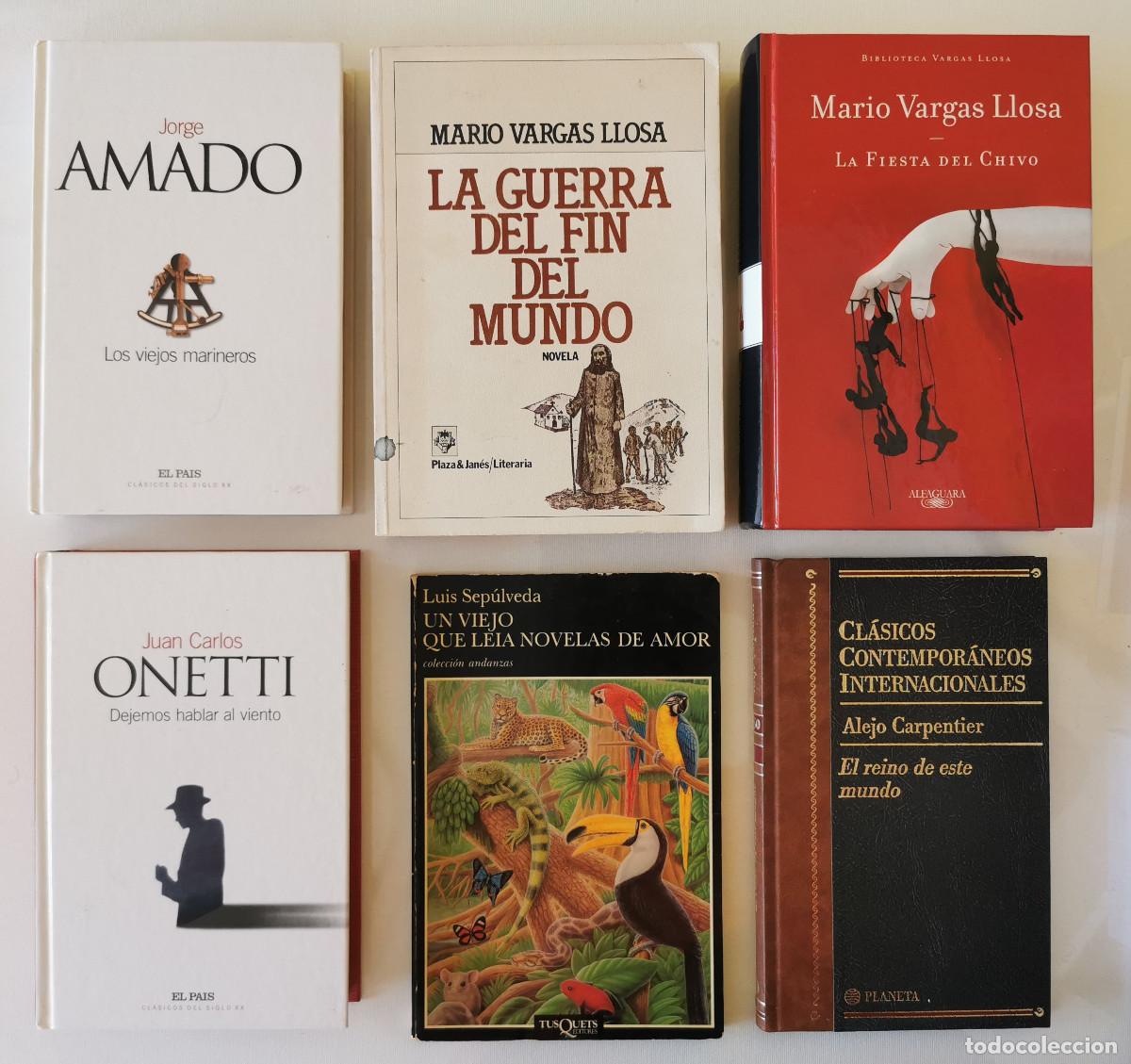 Libros de segunda mano: Vargas Llosa Fiesta del Chivo. Alejo Carpentier. Juan Carlos Onetti Jorge Amado. Luis Sep&uacute;lveda.