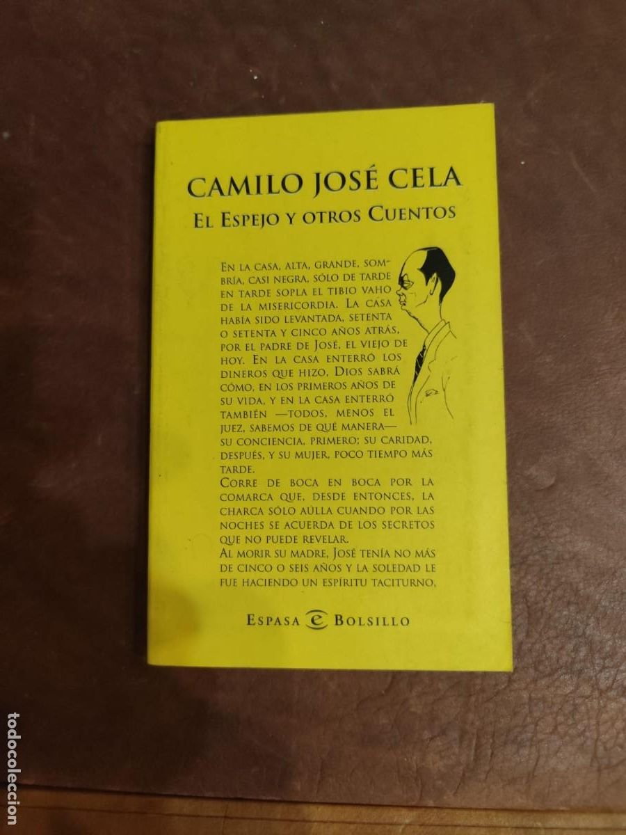 Second hand books: Camilo Jose Cela. EL ESPEJO Y OTROS CUENTOS.