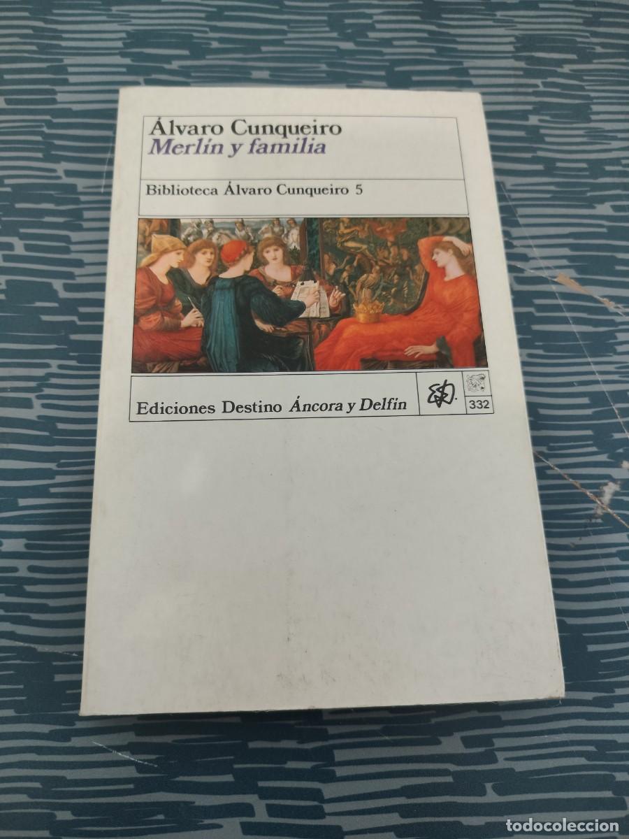 Libros de segunda mano: ALVARO CUNQUEIRO,MERLIN Y FAMILIA, EDICIONES DESTINO ANCORA Y DELF&Iacute;N,