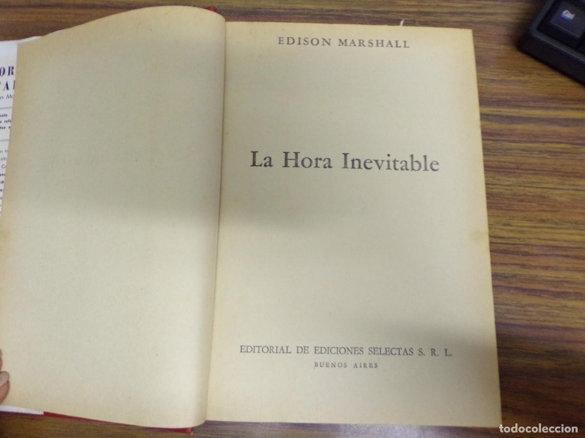 Libros de segunda mano: ESTAMOS LIQUIDANDO. edison marshall. la hora inevitable. ediciones selectas. 1959 - Foto 2