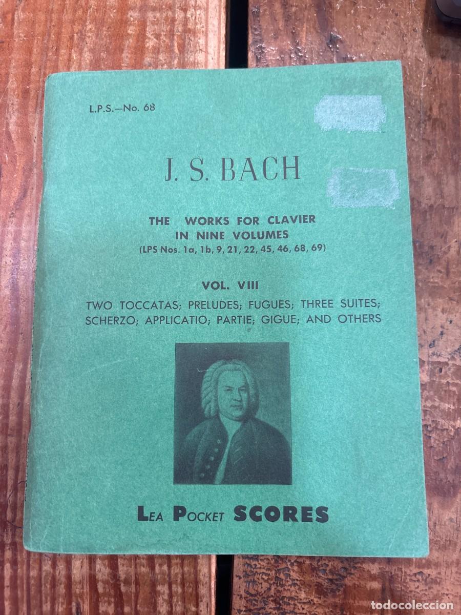 Libros de segunda mano: the works for clavier in nine volumes bach lea pocket scores VOL. VIII