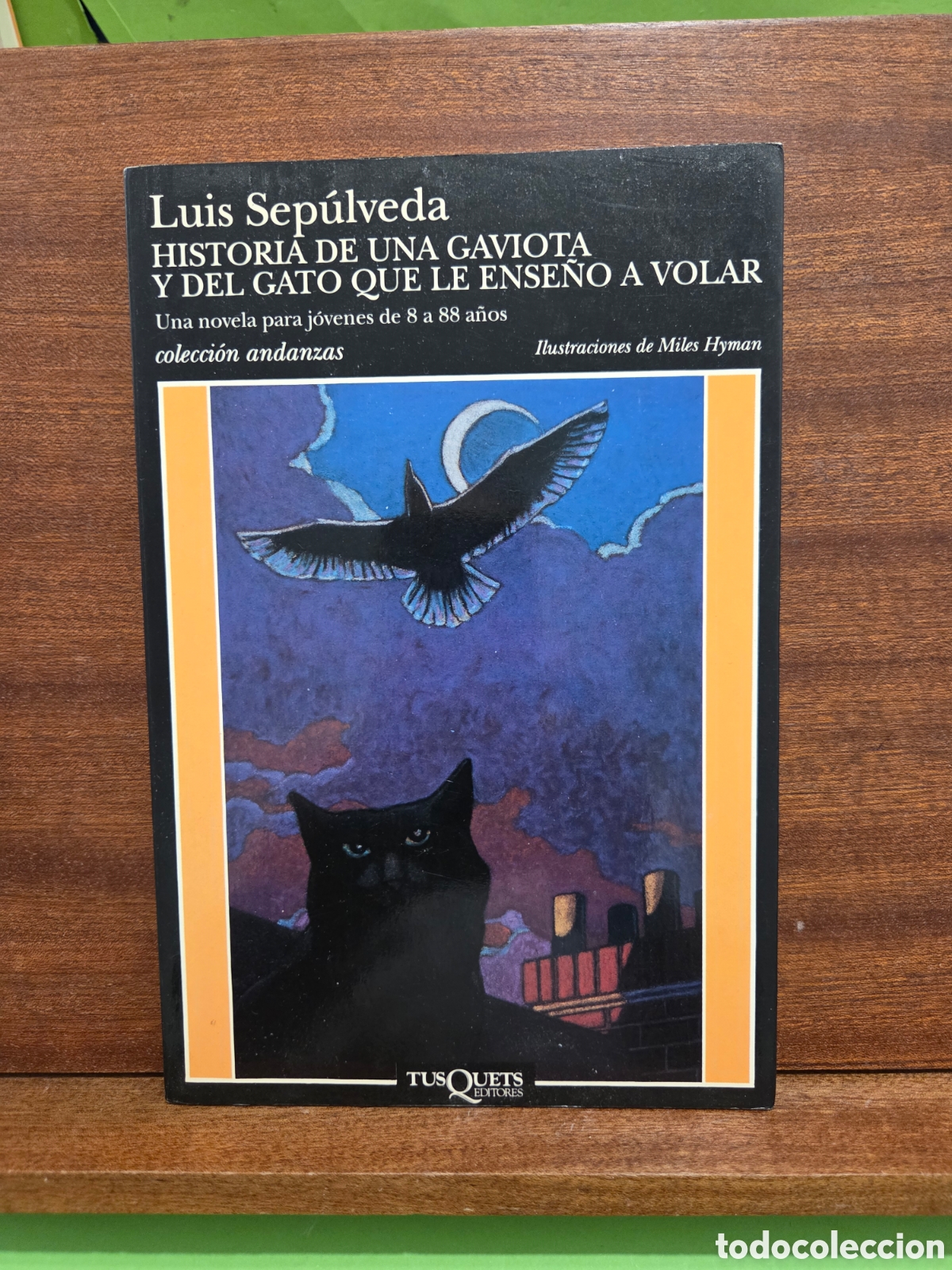 Libros de segunda mano: LUIS SEP&Uacute;LVEDA...&rdquo;&rdquo;HISTORIA DE UNA GAVIOTA Y DEL GATO QUE LA ENSE&Ntilde;&Oacute; A VOLAR&rdquo;&rdquo;...TUSQUETS...1997...
