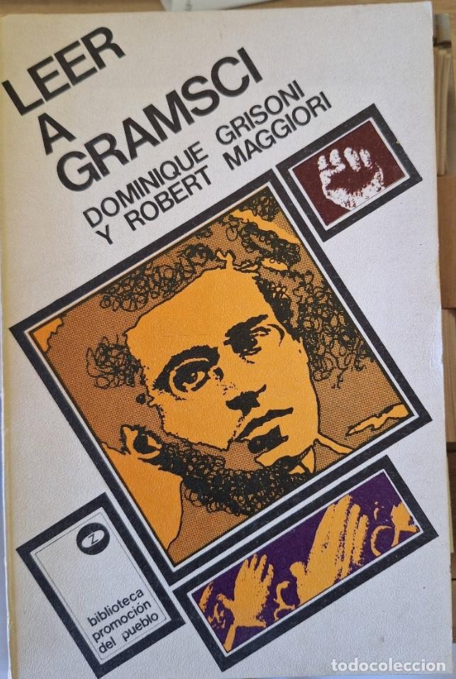 Libros de segunda mano: LEER A GRAMSCI. - GRISONI/MAGGIORI, Dominique/Robert.