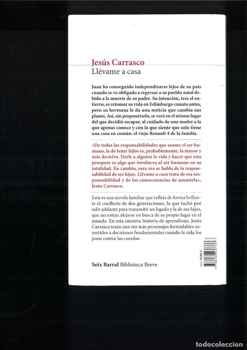 Libros de segunda mano: LL&Eacute;VAME A CASA. Jes&uacute;s Carrasco - Foto 2