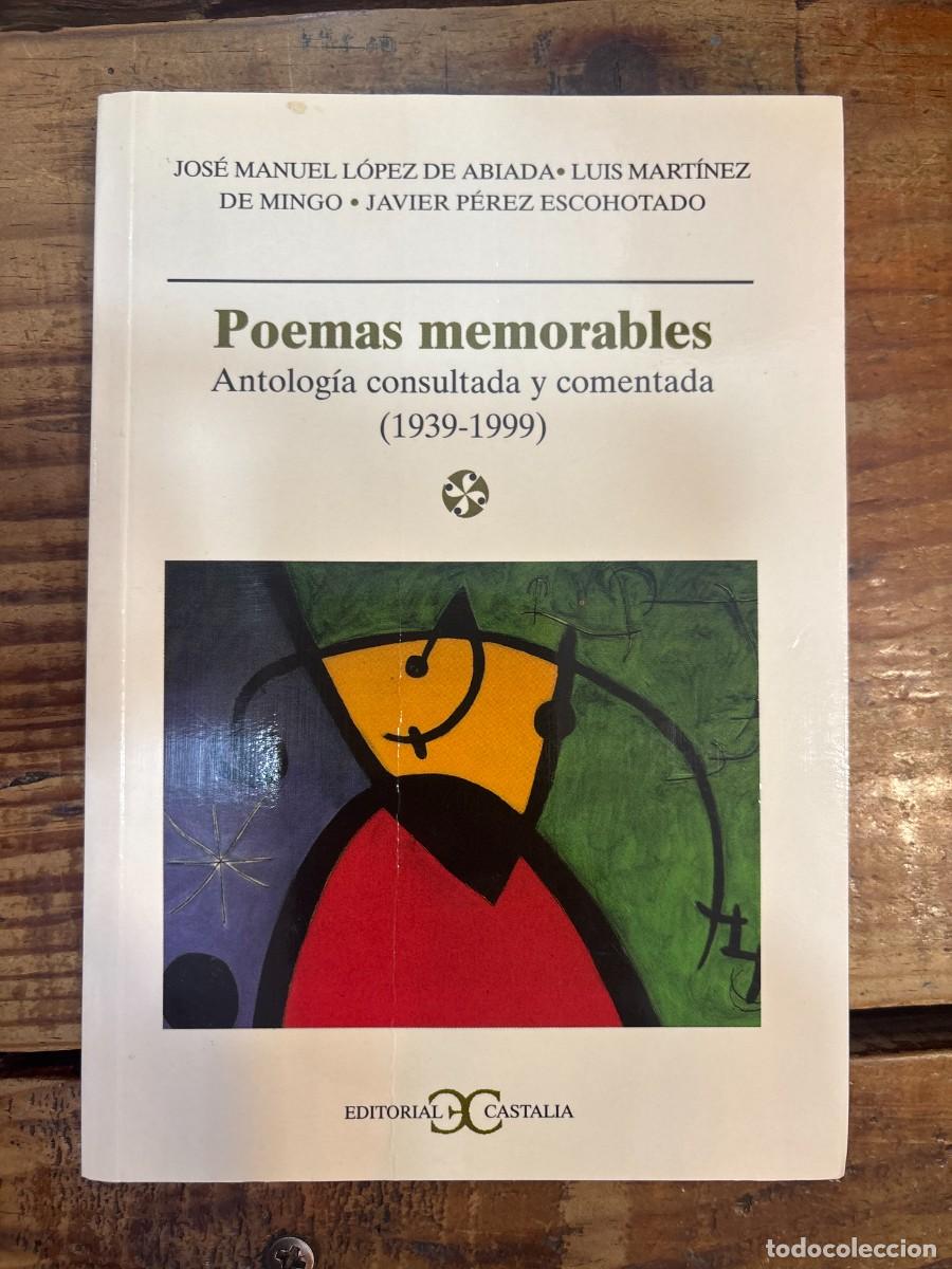 Libros de segunda mano: Poemas Memorables . L&oacute;pez De Abiada, J.M.