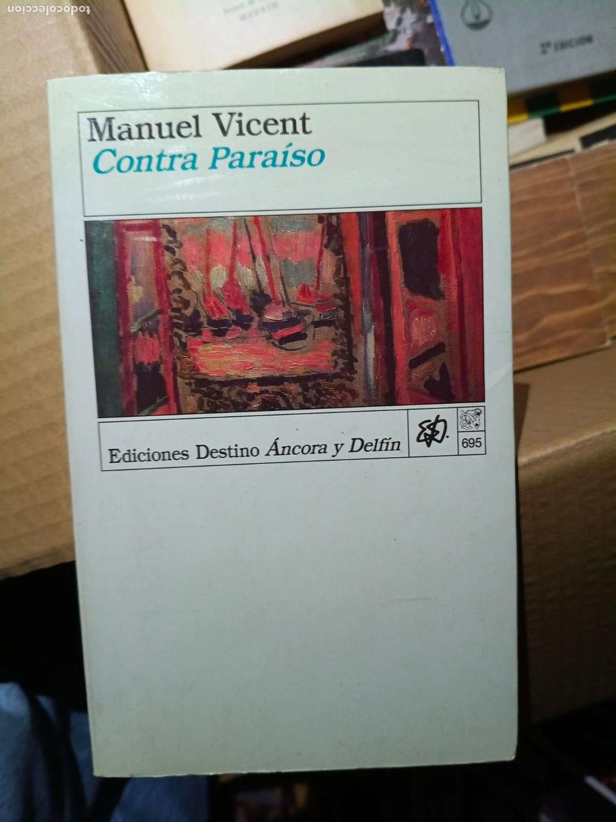 Libros de segunda mano: CONTRA PARAISO - VICENT, MANUEL
