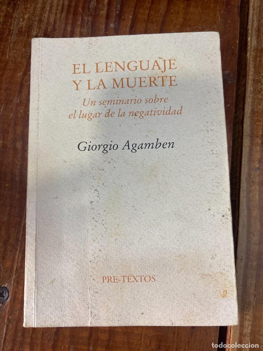 Libros de segunda mano: El lenguaje y la muerte CUBIERTA DESLUCIDA TRSA Agamben, Giorgio