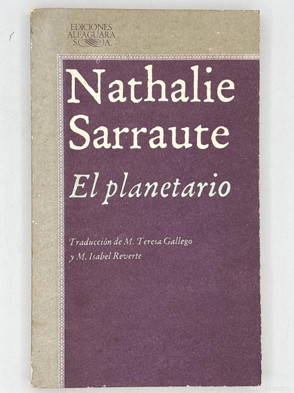 Libros de segunda mano: El planetario - NATHALIE SARRAUTE